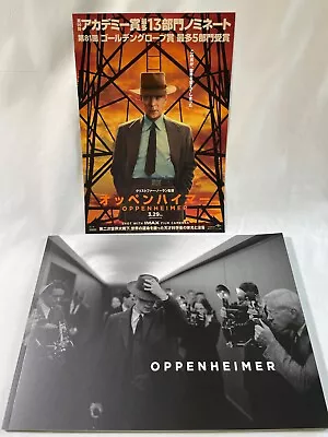 Oppenheimer Movie Program Brochure 2023 Japan Christopher Nolan W/ Flyer • $33.75