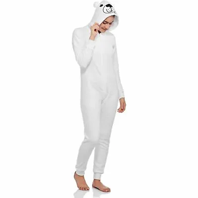 £21.92 • Buy Secret Santa Women's Cosplay Polar Bear One Piece Pajama Union Suit - M - New