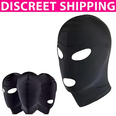 £5.96 • Buy  Fetish Open Mouth Hood Gimp Face Mask Head Bondage Adult Cosplay Gimp Mask BDSM