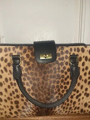 J. Crew Leopard Print Purse/ Tote Bag • $62.50