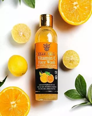 $20.99 • Buy Khadi Roots Vitamin C Face Wash For Skin Brightening Pigmentation Acne 200ml