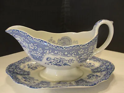 Spode Festival Turkey Gravy Boat W/tray • $51