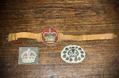 £52 • Buy Warrant Officer Wrist Strap And WW2 Badges