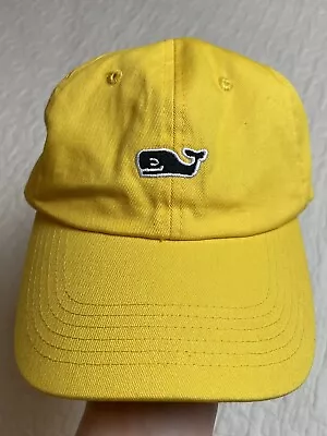 Vineyard Vines Bright Sun Yellow Hat Adjustable Baseball Cap Head Wear • $11.97