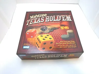 Yahtzee Texas Hold'em Poker Dice Game  Parker Brothers Complete Most Unopened • $13.81