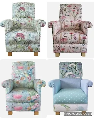 Voyage Maison Fabric Adult Chairs Armchairs Floral Accent Statement Bedroom New • £279.95