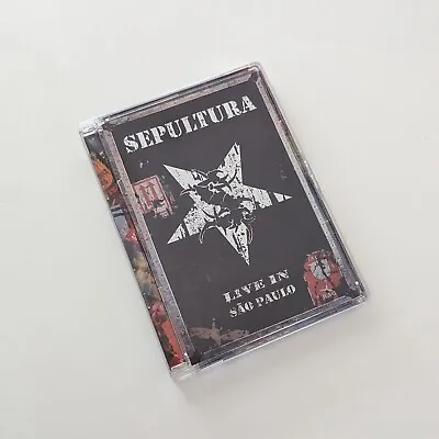 $27.90 • Buy SEPULTURA LIVE IN SAO PAULO DOUBLE DVD Set RARE OOP Metal Aus + FREE POST