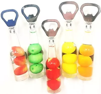 Bottle Opener Fridge Magnet Assorted Design Beer Party Gift Fruit Fun Decoration • £4.99