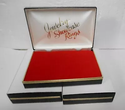 Lot Of 3 Vintage Jewelry Show Case Ring Box Displays 6 X4  • $6.50