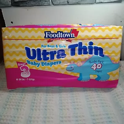 Vintage 2005 Baby Diapers Sealed 40 Count Size 3 Diaper • $119.99