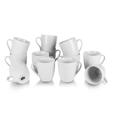 12 Fl Oz Catering Ceramic MugSimple Classic ShapeSet Of 12 White • $25.35