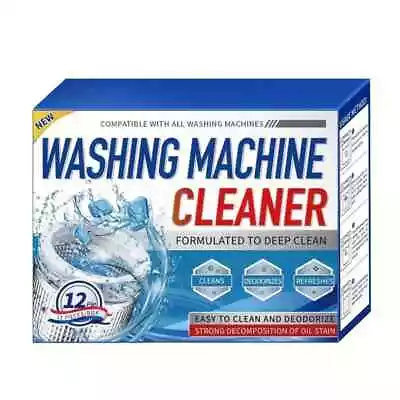 30 Pack Washing Machine Deep Cleaning Tablets Deep Cleaning Of Inside Drum • £11.99