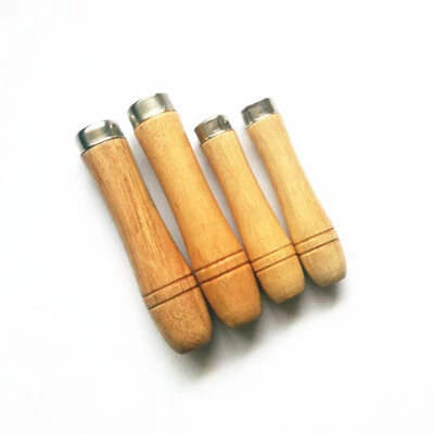$2.73 • Buy 5PCS Wooden File Handle With Strong Metal Collars Cutting Tool For 4''-8'' Files