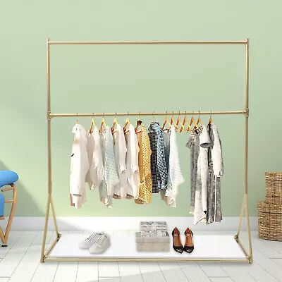 Clothes Display Rack Industrial Clothing Hanger Store Garment Storage Shelf • $121.60