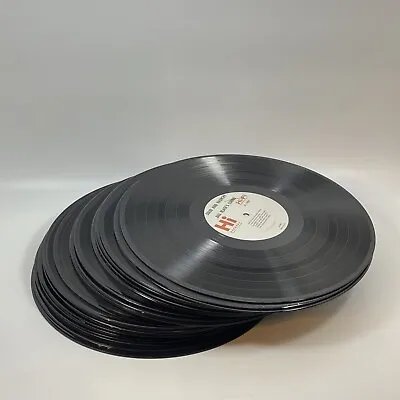 25 Pc Wholesale Bulk LP LOT Vinyl Record 12  For Arts & Crafts Decorations • $12.14