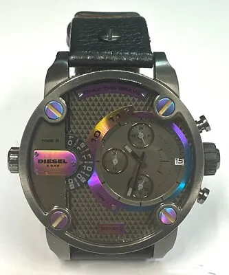 Diesel Dz7270 52mm Oversized Rainbow Dial Quartz Watch • $149