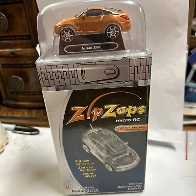 Nissan 350Zorange Zip Zaps Micro R C Wireless Remote Controlled Car NIB • $54