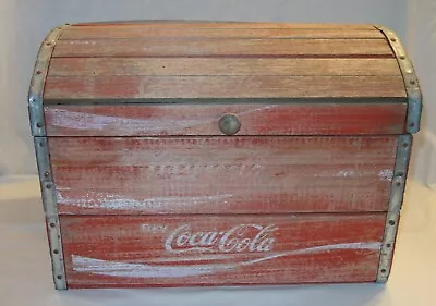 Vintage Rustic COCA-COLA Wooden Case Crate Box  • £144.63