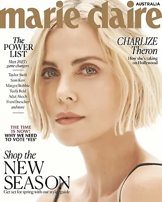 Marie Claire Australia Magazine October 2023 Charlize Theron Shop The New Season • $16.95