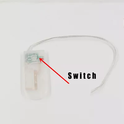 £1.96 • Buy CR2032 3V/6V Button Coin Battery Holder Cell Case Clear Box With On / Off Switch