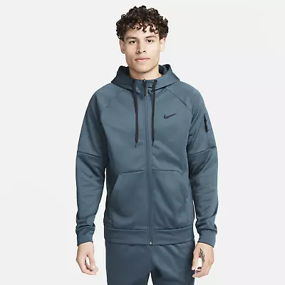 Nike Men's Therma-FIT Full-Zip Hoodie Deep Jungle Green 2XL • $49