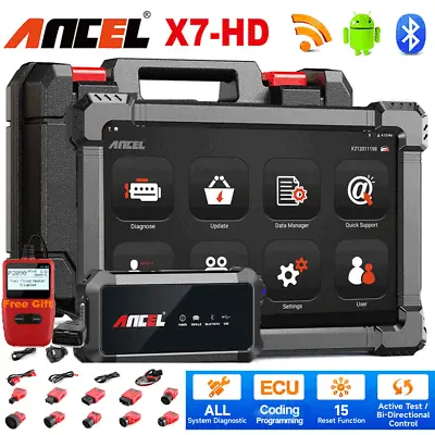 Heavy Duty Diesel HD Truck Scanner All System Diagnostic Tool ABS DPF Regen Oil • $679