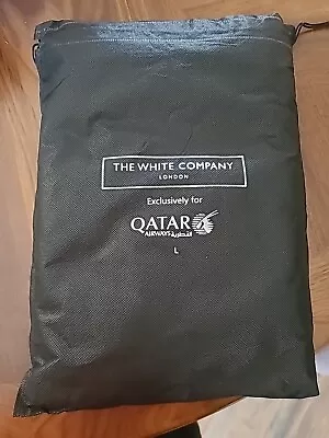 Qatar Airways The White Company London Business Class Pajama Set Mens Large NEW • $1.99