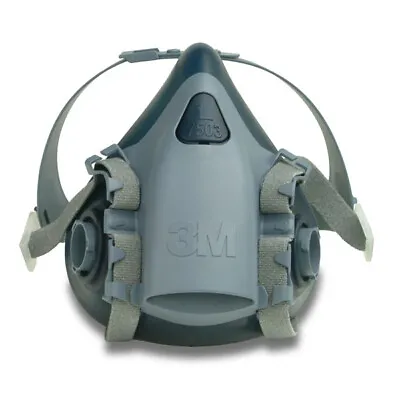 GENUINE 3M Half Face 7503 Large Respirator Mask Reusable BNIB EXP 2027 • £19.99