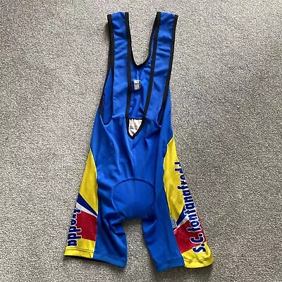 £19.99 • Buy Blue Cycling Bib Shorts Vest Size M Mens Lycra     H