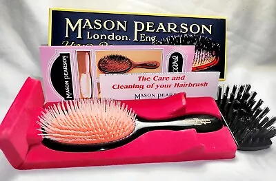 Mason Pearson Handy Nylon Bristle Brush (N3) - Dark Ruby • $109.99