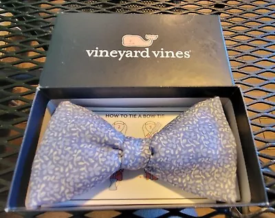 Vineyard Vines Blue Spring Flowers Silk Bow Tie Bowtie $55 NIB5 • $35
