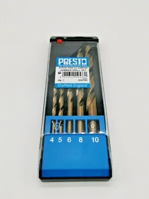 Presto 5pce 4-10mm HSS Cobalt Jobber Drill Set • £16.90