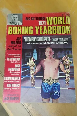 Vintage - Reg Gutteridge 1971 World Boxong Year Book - Henry Cooper • $7.45