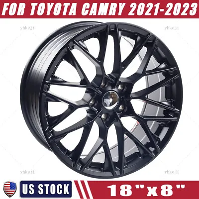 18inchx8inch For Toyota Camry 2021 2022 2023 Replacement Wheel Rim Black • $169.99