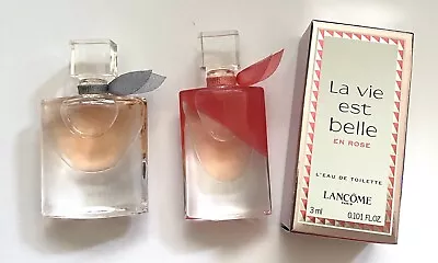 Lancome La Vie Est Belle 4ml  En Rose Eau De Parfum 3ml  Mini • £12.90