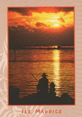 Mauritius Postcard -L'Attente De L'Instant Magique De La Prise Du Poisson RRR451 • £2.10