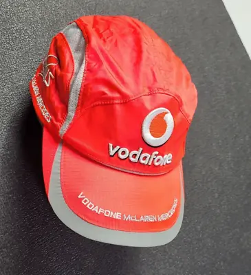 Mercedes Vodafone Mclaren Cap Lewis Hat Orange Neon Racing • $35