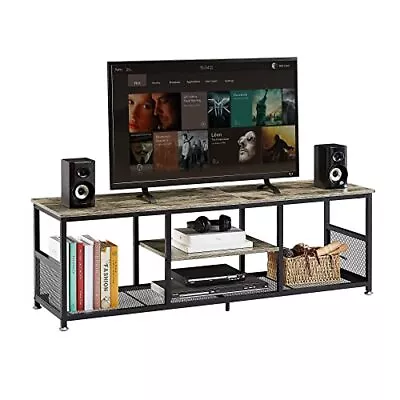 Industrial Tv Stand For Televisions Up To 60 Inch 55  Entertainment Center With  • $106.12