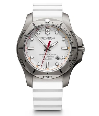 £449 • Buy Victorinox Swiss Army Men's Watch I.N.O.X. Professional Diver White Strap 241811