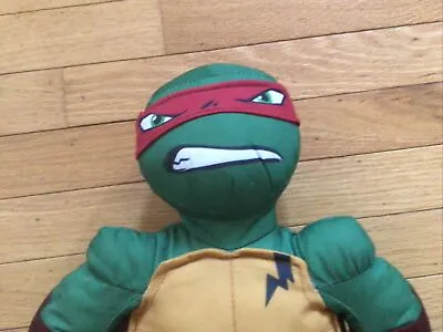 TMNT Teenage Mutant Ninja Turtle Raphael Nickelodeon Plush 24  Pillow Buddy • $18.99