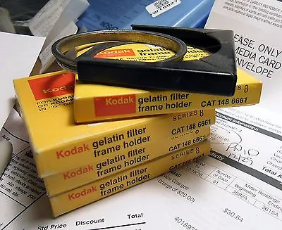 $24.95 • Buy Filter Frame Holder Kodak Wratten 75mm 3x3  Gelatin == 67mm Connection == Gel