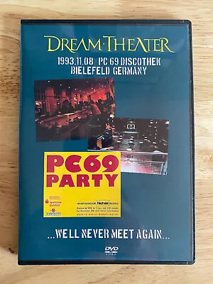 $13.55 • Buy Dream Theater - We'll Never Meet Again 1993 DVD Live John Petrucci Mike Portnoy