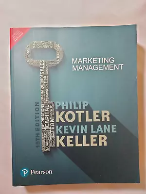 Marketing Management By Kevin Lane Keller And Phillip Kotler (Trade Paperback) • $17.95