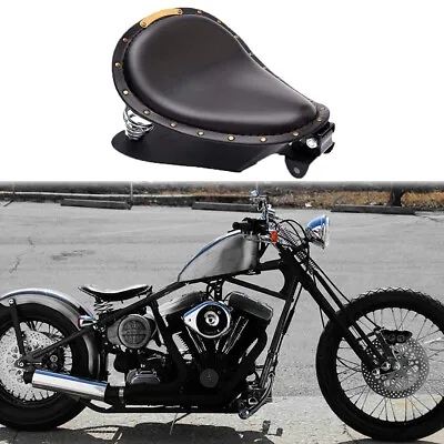 Bobber Motorcycle Spring Solo Seats For Kawasaki Vulcan VN 500 750 800 Chopper • $65.65