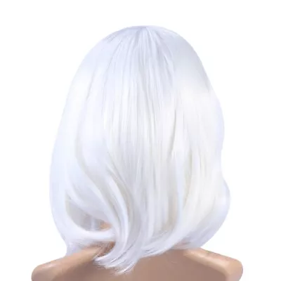 Costume Hair Wig White White Short Wig Cosplay Short Wig Women • $12.34