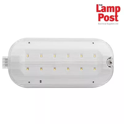 ESP EMLED3WMHBULK2 Emergency Light Hinged Bulkhead 3W LED IP65 Maintained • £14.99