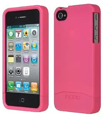 £20.41 • Buy Incipio EDGE PRO Hard Shell Soft-Touch W/Stand For IPhone 4/4S (Pink)