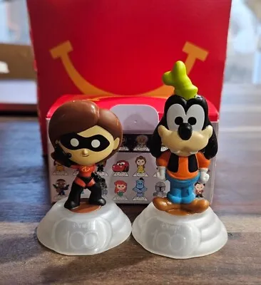 2023 McDonalds Disney 100 Figures - Goofy & Mrs Incredible Box 15 • $6.99