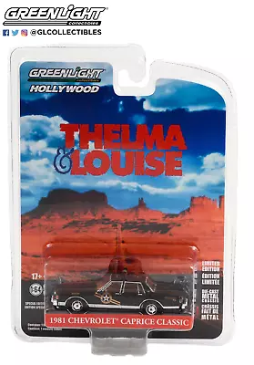 Greenlight 1/64 Thelma & Louise Navajo County AZ Sheriff 1981 Caprice 44945B • $3.99