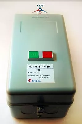 Magnetic Motor Starter Control With Push Button On / Off 5hp 1ph 230v 34 Amp • $78.99
